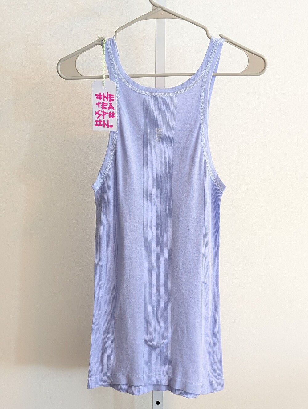 NWT One Teaspoon Lavender Bower Bird Ribbed Singlet Tank Top - Picture 3 of 4